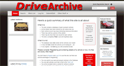 Desktop Screenshot of drivearchive.co.uk