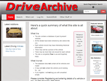 Tablet Screenshot of drivearchive.co.uk